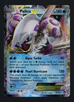 Palkia EX 31/122 XY - BREAKpoint Holofoil Ultra Rare Pokemon TCG - Image 1