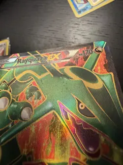 Rayquaza EX 123/124 Dragons Exalted Full Art Holo UR English Basic 170 HP - Image 2