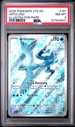 Pokemon Articuno Illustration Rare PSA 8 Journey Together - Image 1