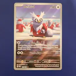 Pokemon TCG Delibird Me01: Mega Evolution 152/132 IR Holo EN 90HP - Image 1