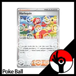 Pokemon TCG: White Flare - PokeBall Reverse Holo - 083/086 - Harlequin - Image 1