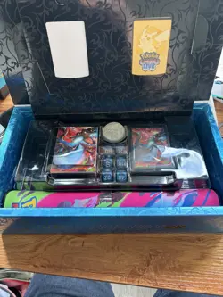Pokemon Mega Charizard X EX UPC - Empty Box + Accessories - read description - Image 1
