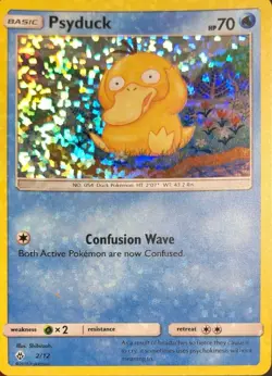 Moderately Played Psyduck - 2/12 - Holo - McDonald's - 2018 Pokemon McDonald's P - Image 1