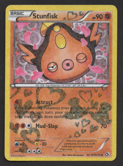 Pokemon Stunfisk RC12/RC25 Legendary Treasures Holo MP - Image 1