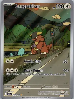 Kangaskhan Holo Illustration Rare SV10: Destined Rivals 204/182 NM - Image 1