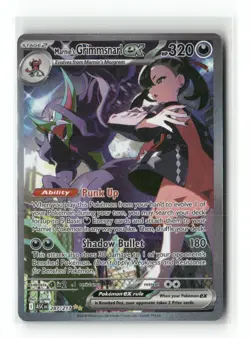 Pokemon TCG Ascended Heroes #287/217 Marnie's Grimmsnarl EX SIR - Image 1