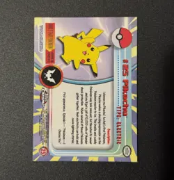 Pikachu #25 - 2000 Topps Chrome Pokemon Card TV Animation Edition - Image 2