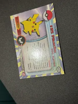 Pikachu #25 - 2000 Topps Chrome Pokemon Card TV Animation Edition - Image 5