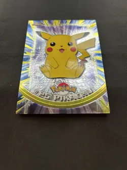 2000 Pokemon TV Topps Chrome Pikachu #25 - LP/MP - Image 3