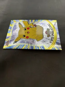 2000 Pokemon TV Topps Chrome Pikachu #25 - LP/MP - Image 4