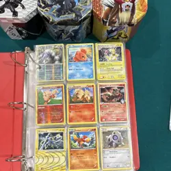 Pokemon TCG Binder Collection 600+ Cards & Pokemon TCG Tins - Image 1
