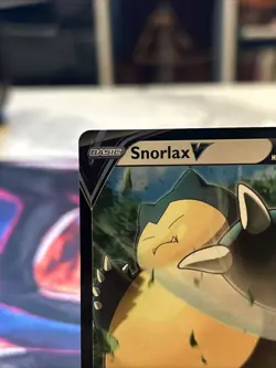 Snorlax V 141/202 Sword & Shield Ultra Rare Holo Pokemon Card - Image 2