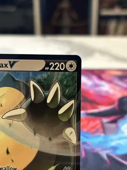 Snorlax V 141/202 Sword & Shield Ultra Rare Holo Pokemon Card - Image 3