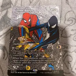 Leyline Binding - 0002 - M - Borderless - Foil - Marvels Spider-Man - MTG - NM/M - Image 1