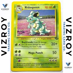 Nidoqueen • 23/64 • Non Holo • Jungle WOTC 1999 • MP • Pokemon - Image 1