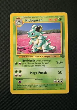 Nidoqueen 23/64 - 1999 Jungle Non Holo Rare Vintage Pokemon TCG WOTC Card - Image 1