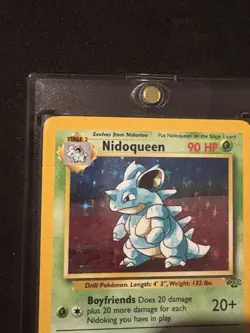 Nidoqueen Holo 7/64 Jungle WOTC Pokemon Card 1999 - Image 5