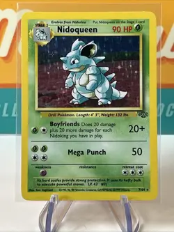 Nidoqueen #7 Holo Rare Pokemon TCG 1999 Jungle Unlimited MP Moderately Played - Image 3