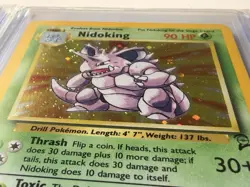 Pokemon TCG Nidoking & Nidoqueen Base Set & Jungle Holo Rare Lot WOTC VTG 1999 - Image 2