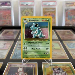 Nidoqueen 7/64 Jungle Holo Rare 1999 Vintage Pokemon Card - Image 2
