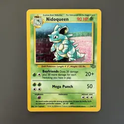 Nidoqueen 7/64 Jungle Holo Rare 1999 Vintage Pokemon Card - Image 4