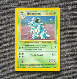 Pokemon TCG Jungle Nidoqueen 7/64 Holo Rare Holo 1999 English 90 HP Stage 2 - Image 1