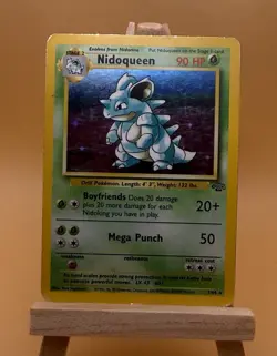 Pokemon TCG Nidoqueen 7/64 Jungle Holo Rare Stage 2 90 HP English 1999 (WoTC) - Image 1