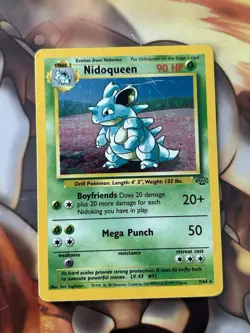 Pokemon TCG Nidoqueen Jungle Holo Card 7/64 1999 HP - Image 1