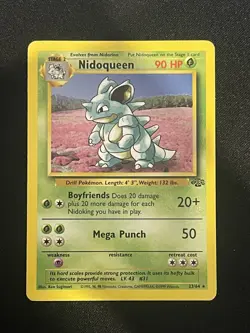 Pokemon - Nidoqueen 23/64 Jungle Rare Non Holo MP/HP 1999 WOTC - Image 1