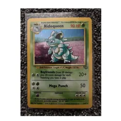 Pokemon TCG Nidoqueen 7/64 Jungle Holo Rare English 90 HP 1999 WOTC - Image 1