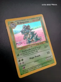 Nidoqueen 7/64 Jungle Holo Rare Pokemon TCG WOTC 1999 LP Condition - Image 2