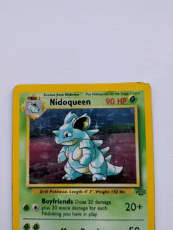 Pokemon TCG Nidoqueen Jungle Holo Card 7/64 1999 Edition - Image 2