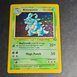 Pokemon TCG Jungle Nidoqueen 07/64 Holo Rare Unlimited 90 HP English 1999 - Image 1