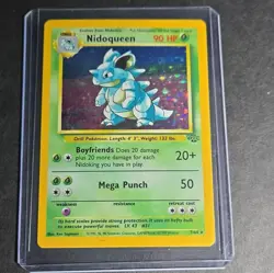 Pokemon TCG Jungle Nidoqueen 07/64 Holo Rare Unlimited 90 HP English 1999 - Image 3