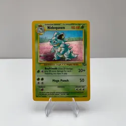 Pokemon Nidoqueen Card 7/64 Jungle Set Holo Rare Vintage 1999 WOTC - Image 1