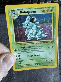 Pokemon TCG Nidoqueen Jungle Holo Rare Card 7/64 1999 WOTC - Image 3