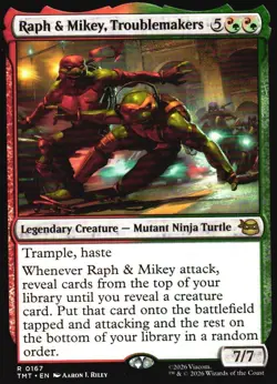 Teenage Mutant Ninja Turtles #167 Raph & Mikey, Troublemakers - Image 1