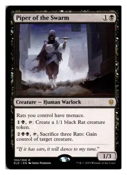 Piper of the Swarm 100 R Throne of Eldraine NM - Image 1