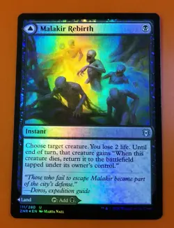 1x Malakir Rebirth & Malakir Mire | FOIL | Zendikar Rising | MTG Magic Cards - Image 1