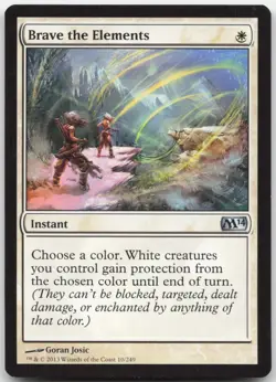 Brave the Elements - Magic 2014 (M14) - Uncommon - Magic: The Gathering - Image 1