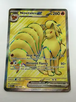 Ninetales ex #186 Scarlet & Violet 151 Full Art Ultra Rare Gem Mint 💎 - Image 1