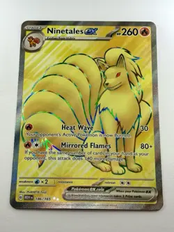 Ninetales ex #186 Scarlet & Violet 151 Full Art Ultra Rare Gem Mint 💎 - Image 3