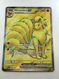 Ninetales ex #186 Scarlet & Violet 151 Full Art Ultra Rare Gem Mint 💎 - Image 5