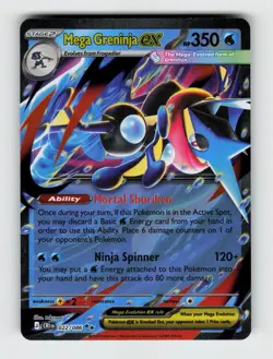 Mega Greninja ex 022/086 - Pokemon - Chaos Rising - Holo Double Rare - NM - Image 1