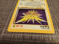 Zapdos 15/62 Fossil Set Unlimited Edition Holo Rare Pokemon TCG LP - Image 4