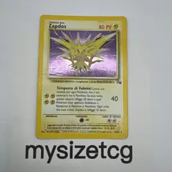 Pokemon TCG Zapdos Fossil Holo Card 15/62 Unlimited Rare, LP Condition - Image 1