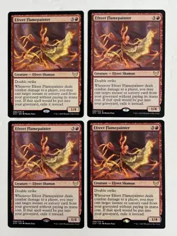 4x Efreet Flamepainter 098/275 Regular Rare Strixhaven School of Mages MTG NM - Image 1