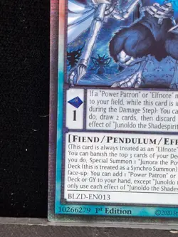 Yu-Gi-Oh! Starlight Rare - Junoldo The Shadespirit Power Patron - BLZD-EN013 NM - Image 5