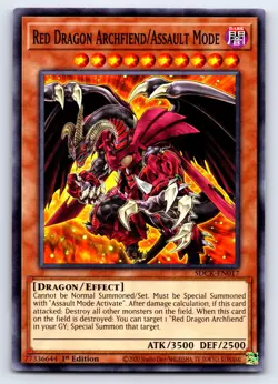 Red Dragon Archfiend/Assault Mode Common Structure Deck: The Crimson King SDCK-E - Image 1