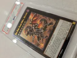 YUGIOH - Red Eyes Flare Metal Dragon CORE-EN054 1st Ed Ultimate Rare PSA 8 NM-MT - Image 2